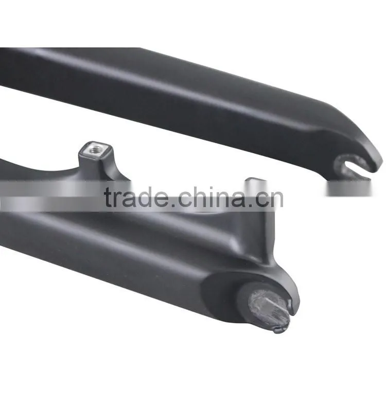 2016 mountain bike 29er rigid fork UD matte standard axle 100*9 disc brake MTB fork