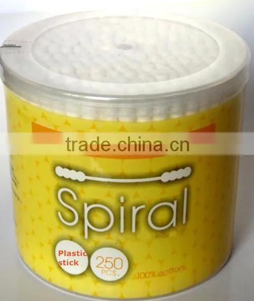 Spiral tip cotton buds (250pcs)