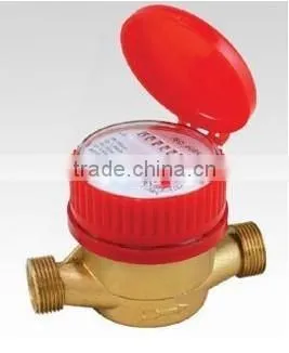 Mini Water Meters In Dry Dial Brass Material