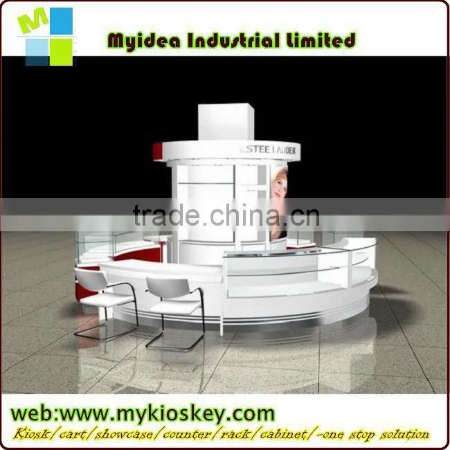 Modern new arrival shopping mall nail bar kiosk for manicure