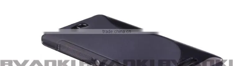 S-Line Flexible Soft Gel Tpu Silicone Skin Back Case Cover For Sony Xperia C3 D2533 tpu mobile phone case for sony xperia c3