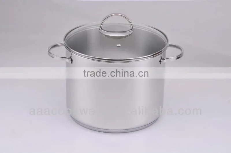 New Product Stainless Steel Stockpot with Induction Bottom for Wholesale/Retailer