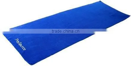 Zip Pocket Embroidery Custom Microfiber Gym Towel