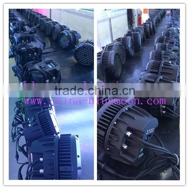 cheap 3w*54pcs led waterproof rgb dmx stage light