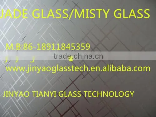 acid etched glass