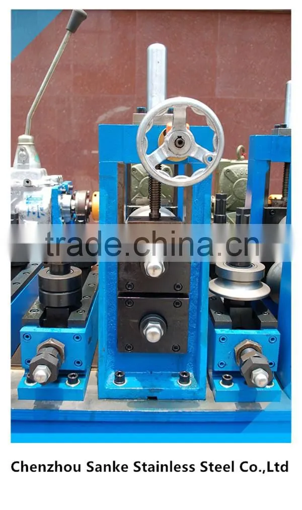 Chenzhou Sanke stainless steel pipe making machine/production line export to India