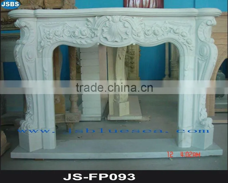 Natural stone fireplace design