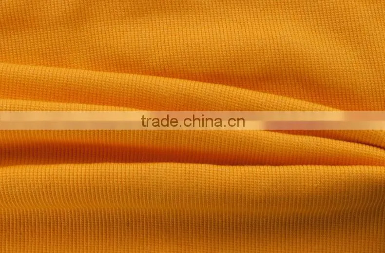 wholesale cotton knitted fabrics rib cuff dress fabric polyester stretch 2 * 2 round-rib fabric