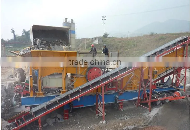 mobile crushing plant, mobile cone crusher, mobile cone cruhser station