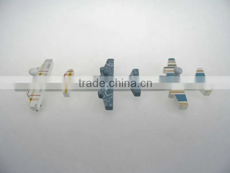 MDF airplane shaped wood hanger