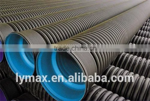 Collapse Resistance Corrugated Plastic Drainage Pipe