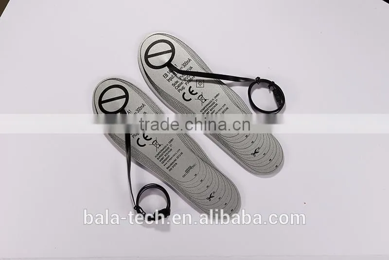 li-on battery heated insole