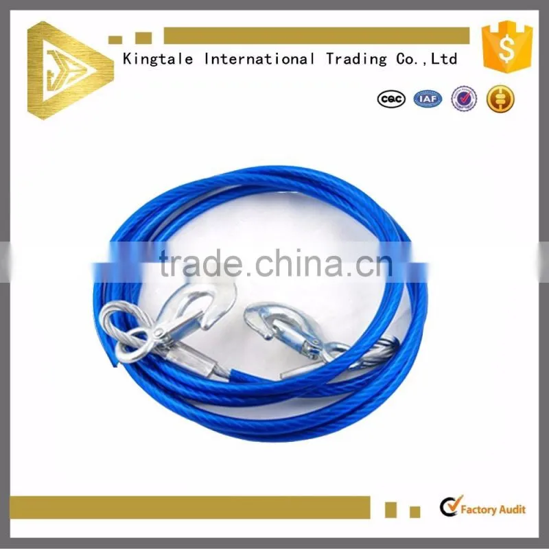 Customized PVC coated Steel Wire Rope Sling with hook