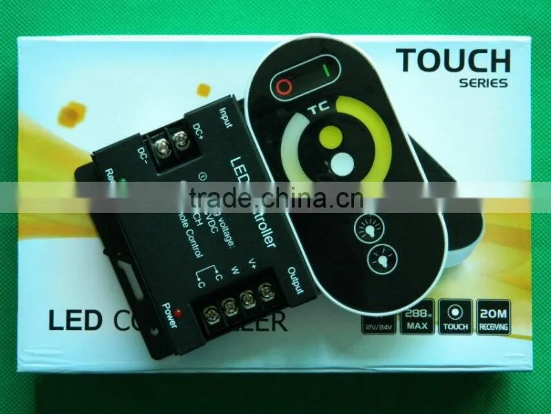 Touching LED Controller in Black for LED RGB lights rgb led touch panel controller