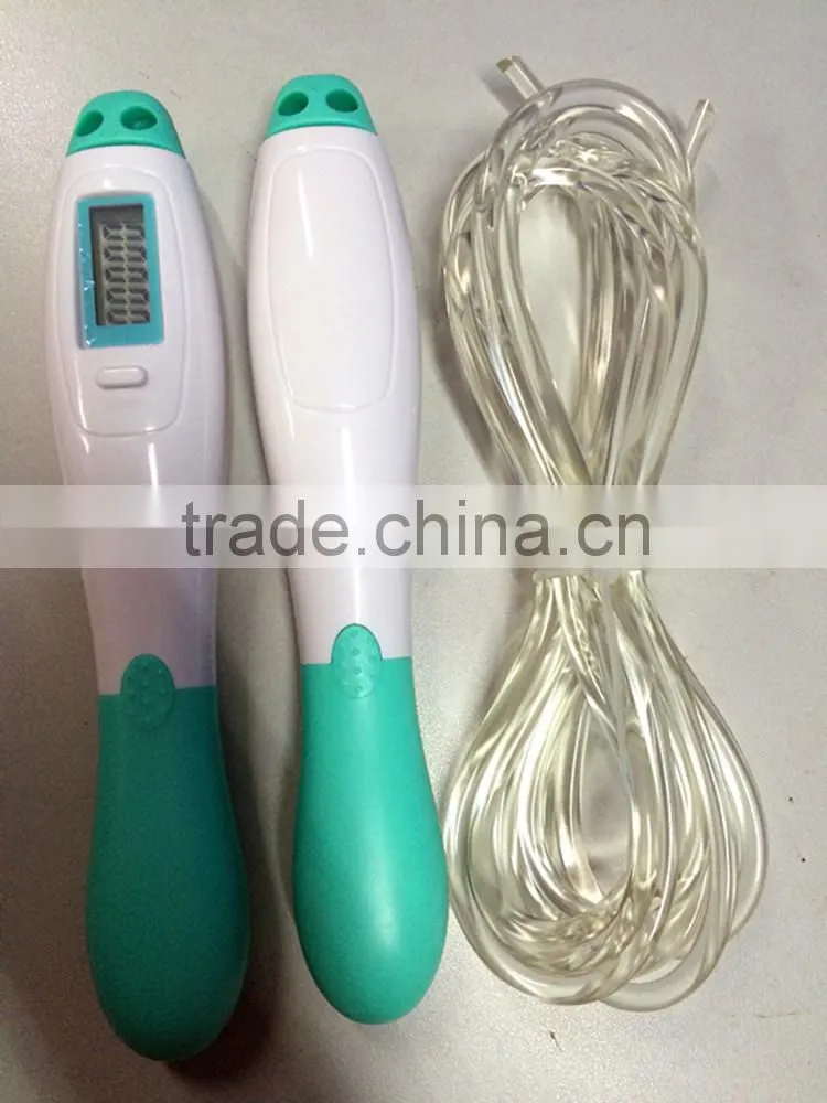 Sport Fitness Accessory PVC Electric Digital Skipping Rope Meter Counter