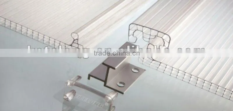 U profile PC hollow sheet