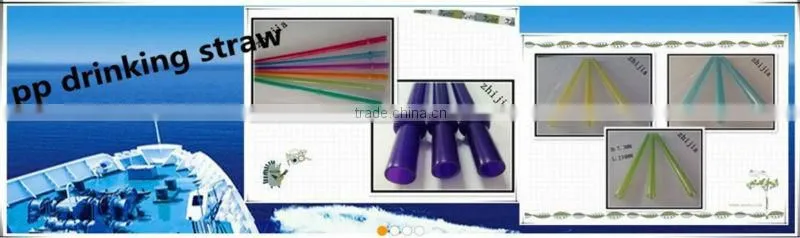 Hard Plastic pp drinking straw for Christmas