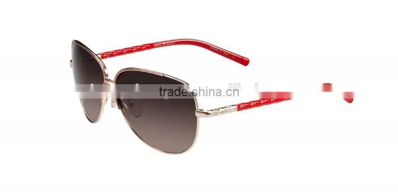 Custom polarized women aviator sunglasses with TAC lens metal frame