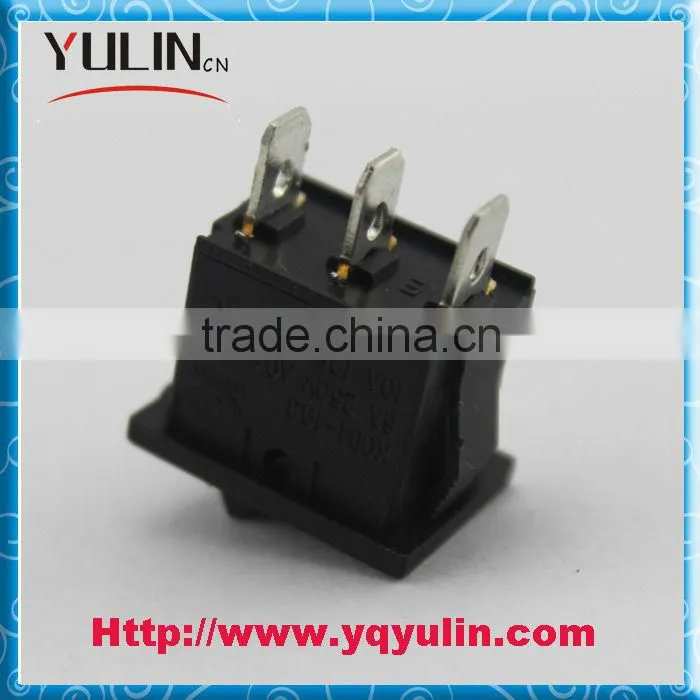 PA66 KCD1-103 3Pin ON OFF ON 10A Rocker Switch Panel Mounting