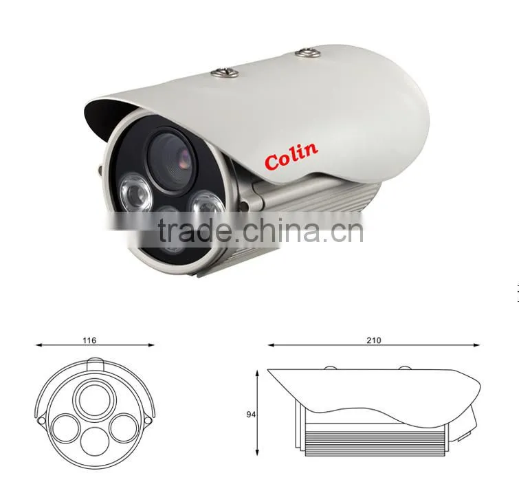 Colin 800tvl high focus night vision cctv camera home security camera
