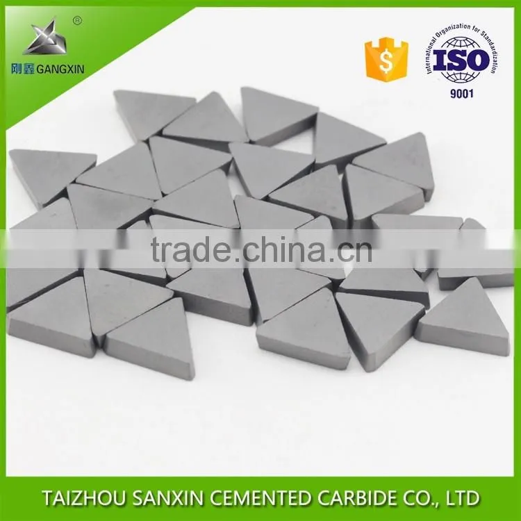 Wear resistance P30/yg6 cemented tungsten carbide milling tips in all types