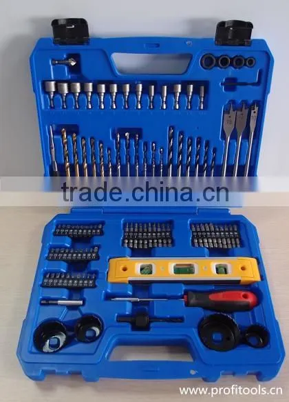 100pcs Profi accessories case wood flat drill bit set