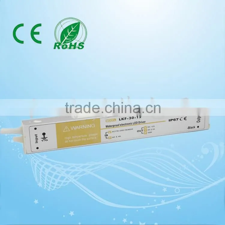 ac to dc waterproof led power supply 12v