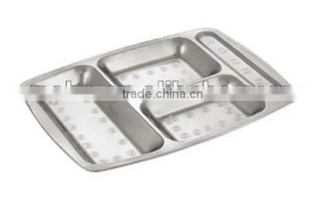 Stainless steel fast food tray mess tray
