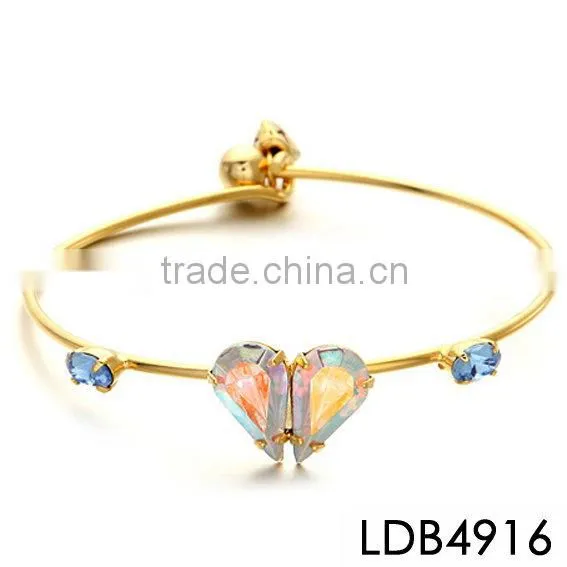Shinny CZ stones gild bracelet arm bracelet beatiful bracelet alibaba in Spanish