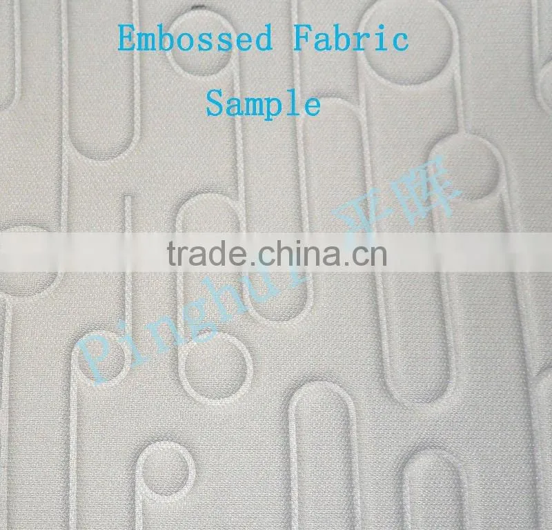 Fabric Embossing Machine for automotive fabric(with foam)