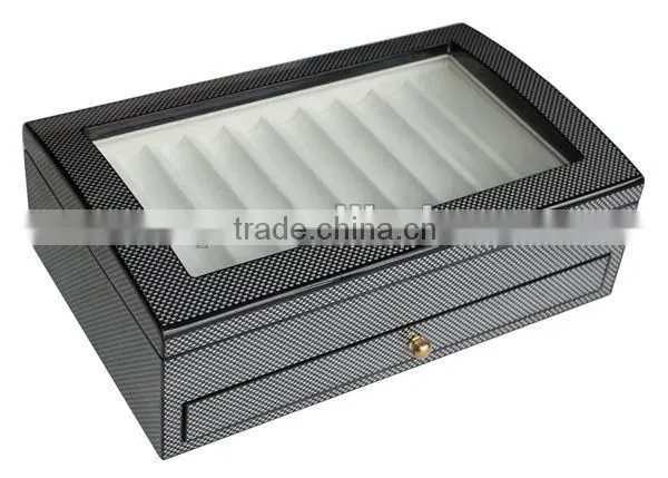 Wooden Fountain Pen Display Box With Window For Wholesale