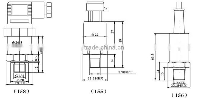 water pressure sensor transmitter price