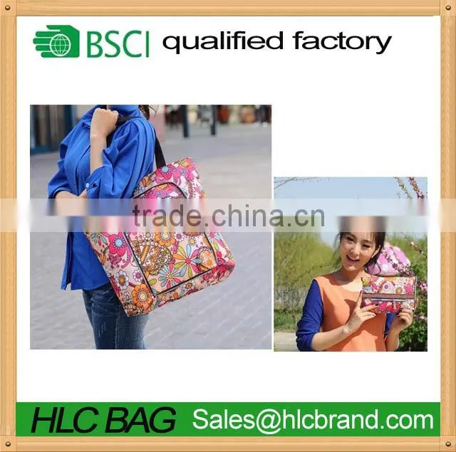 2016 New fashion design big-capacity foldable shoulder bag HL-PB101