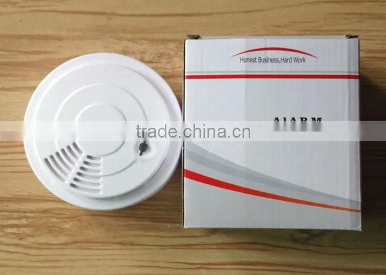 CE EN14604 Photoelectric Fire Smoke Sensor Detector LS-913WB for Home Security Burglar Alarm System