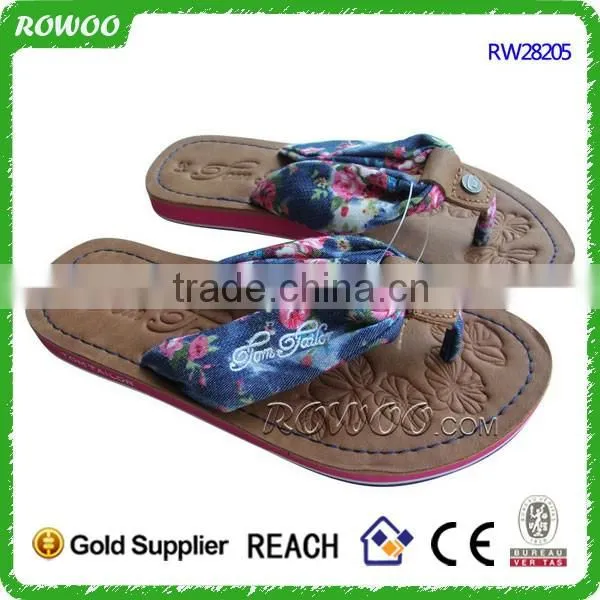 Nice Fashion Design Girl/Lady Slipper Flip Flops Fabric