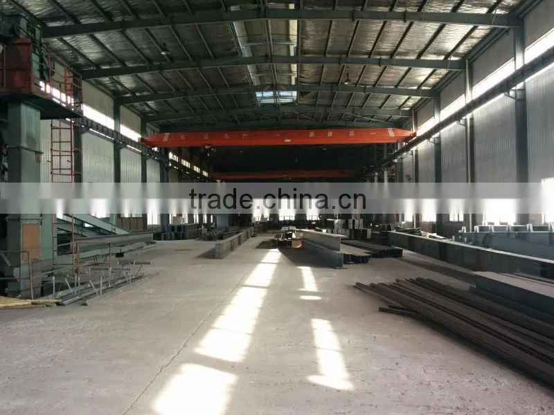 Weld H beam lightweight steel warehouse sandwich panels structure