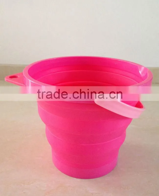 2014 Portable Collapsible Silicone Bucket
