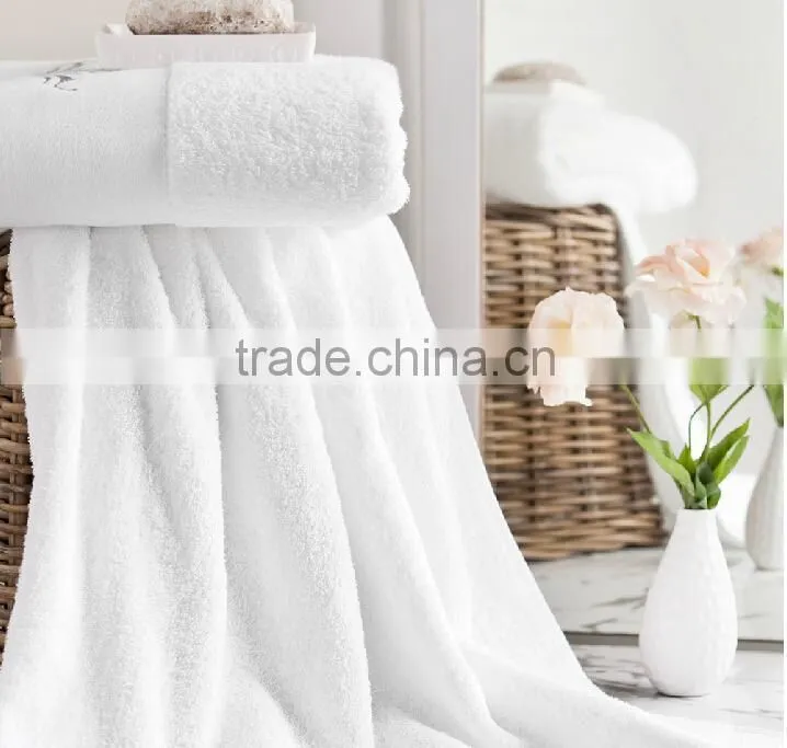 "super absorbent cheap white cotton hand towel restaurant with CE certificate