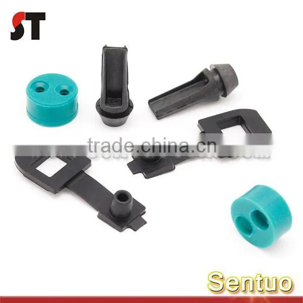 colorful FDA silicone rubber molded parts for children toys