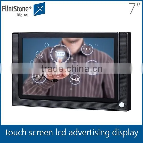 Flintstone 7 inch battery powered digital video display, digital image frame, mini digital picture frame