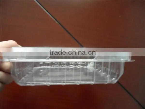 PET / PVC Fruit package with lid