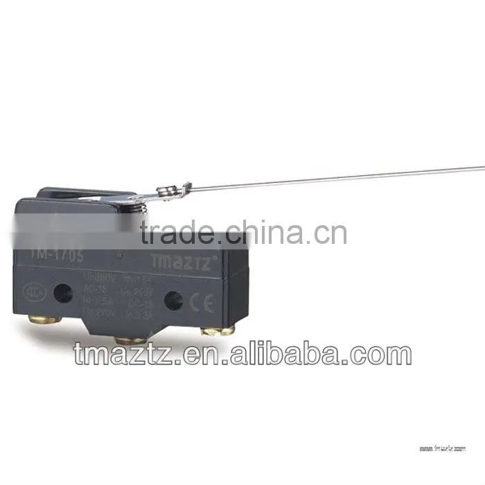 15A General purpose stainless steel Low-force Wire Hinge Lever micro switch