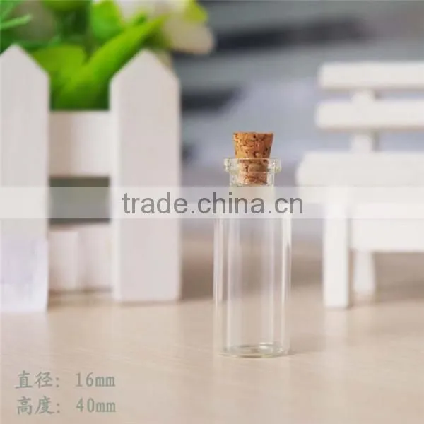 16mm diameter mini glass bottle