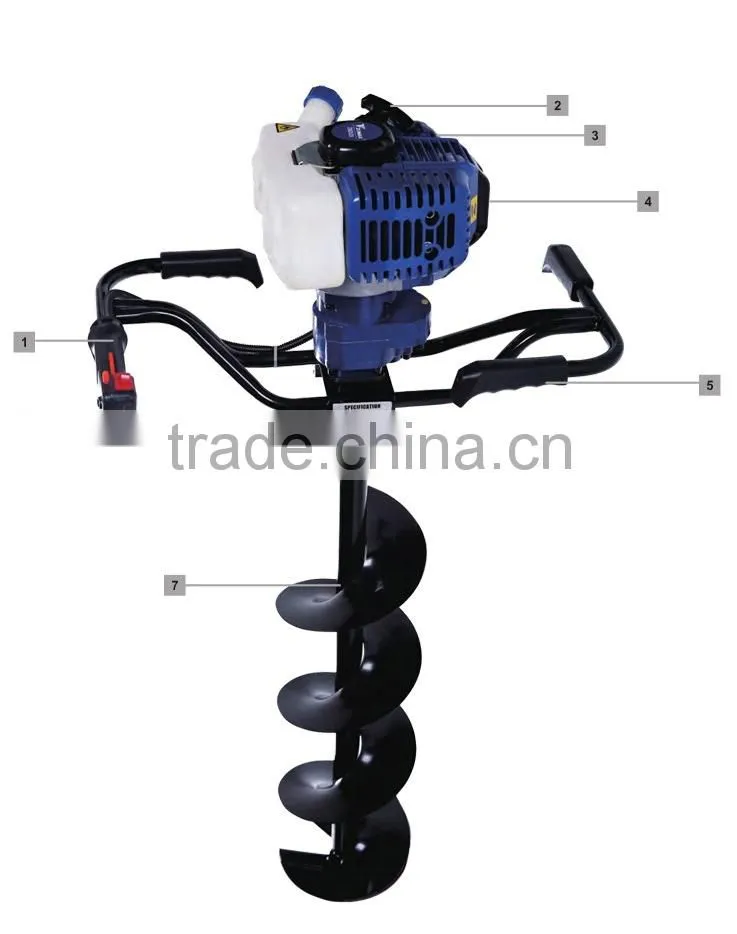 ZMD520 52cc 1.4kw professional earth auger made in china