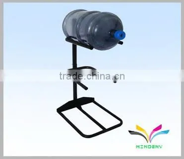 Heavy duty foldable floor wire 5 gallon water bottle rack for storage