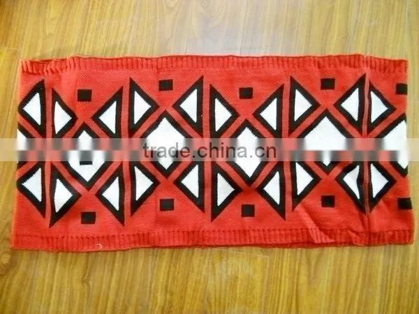 fashion lady acrylic knitted jacquard neckwarmer