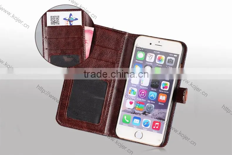 Denim Wallet Stand Flip Phone Case For iphone 6