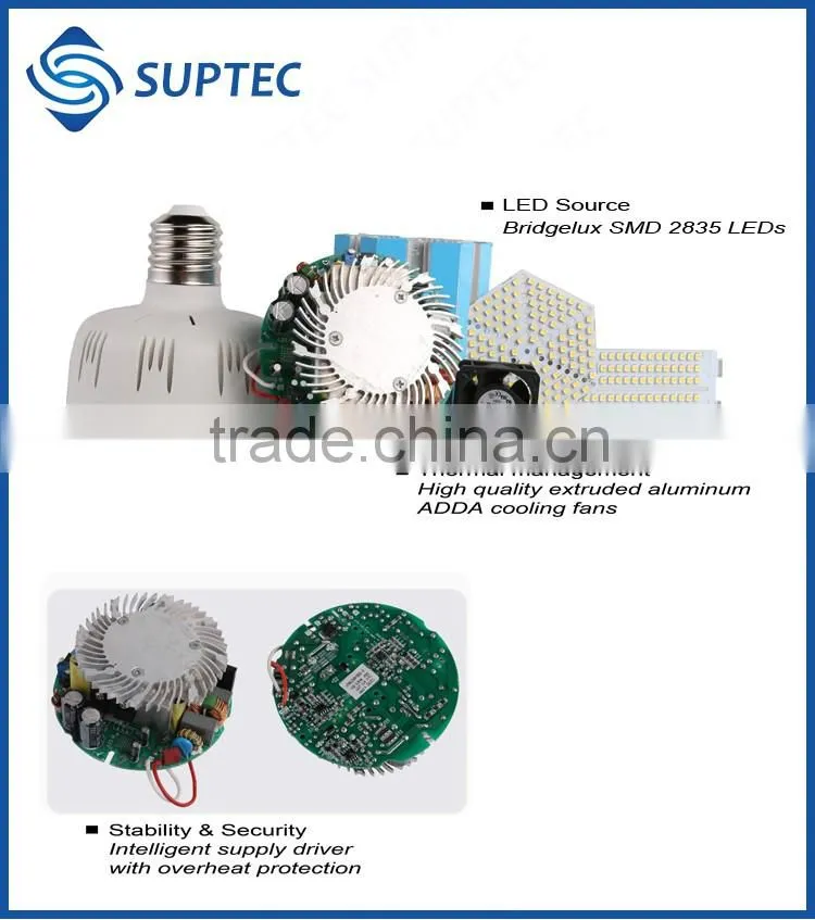 80W 110LPW Bridgelux SMD 2835 Corn LED Lamp