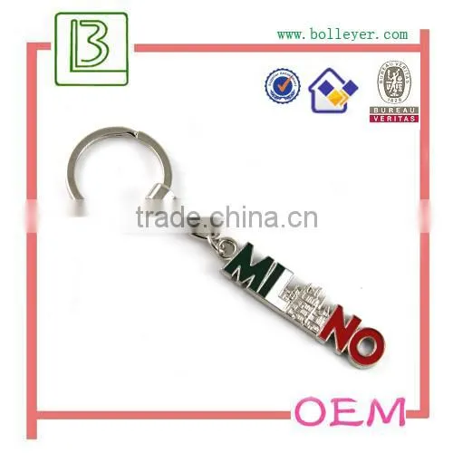 custom enamel Lovely metal snail shape keychain gift