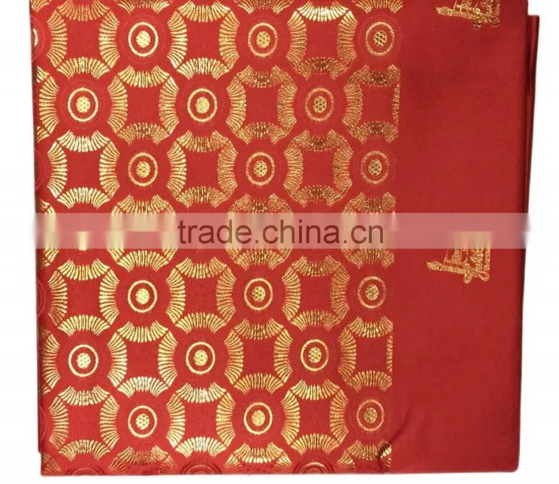 Red Nigeria gele / high quality African head tie / top seller promotion sego